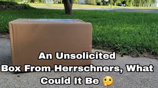 Whats In This Unsolicited Box from Herrschners Lets see [upl. by Ymerej239]