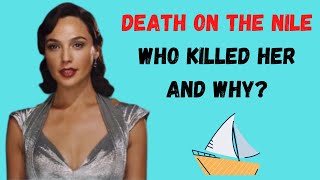 Death On The Nile Who Is The Killer And What is Their Motive Death On The Nile Explained shorts [upl. by Wolfgang375]