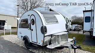 2023 nuCamp TAB 320CSS Clamshell Tear Drop Walkthrough  Grand Rapids Detroit Lansing MI [upl. by Meek]