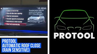 PROTOOL  AUTOMATIC ROOF CLOSE Rain Sensitive [upl. by Cindee]