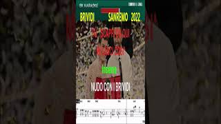 BRIVIDI Mahmood  Blanco Karaoke SANREMO 2022 [upl. by Shaylynn]