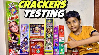 Crackers Stash Testing 2024  diwali crackers testing video  suraj ke experiment [upl. by Freytag323]