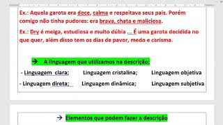 DESCRIÇÃO OBJETIVA E SUBJETIVA [upl. by Malsi]