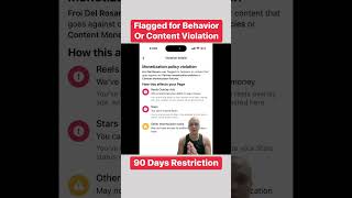 Facebook Flagged for behavior or content 90 days restriction [upl. by Charisse]