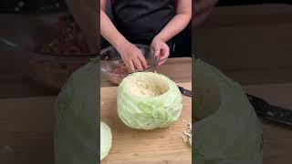 Do you have cabbage and meat in your house Make this delicious recipe [upl. by Sukramaj]