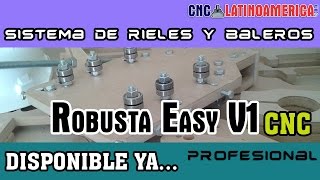 Sistema de Rieles y Baleros cnc Planos DISPONIBLES [upl. by Anelad]