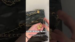 REAL VS SUPER FAKE COMPARISON  CHANEL 22S TOTE BAG REVIEW [upl. by Cohette98]