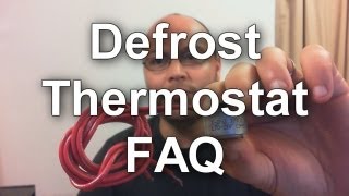 Defrost Thermostat  How to Test and How they Work [upl. by Adnolat756]