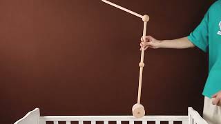 Wooden Baby Mobile Hanger [upl. by Clay]