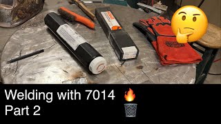 How to weld with 7014 Second attempt [upl. by Lede]