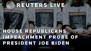 LIVE US House panel holds President Biden impeachment hearing [upl. by Aleina498]