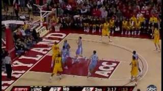 Feb 21  North Carolina v Maryland  1 of 2  Last 6 Minutes [upl. by Ahseital]