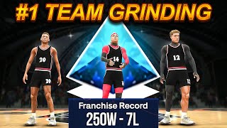 I HIT DIAMOND RANK on NBA 2K24 1 RANKED TEAM [upl. by Blank411]