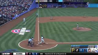 Pirates vs Marlins 1998 Franchise 328 Sim Full Game Highlights MLB the Show 24 [upl. by Eonak]