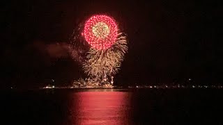 FireWorks Festival 2024 at Oshima Island Imabari City Japan [upl. by Noryd]