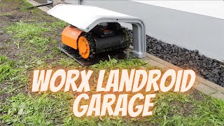 WORX WA0194 Garage für Landroid Mähroboter  Montageanleitung und Zusammenbau [upl. by Vasyuta]