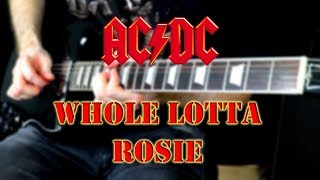 ACDC  Whole Lotta Rosie  Guitar Cover by SRGuitar [upl. by Bethel684]