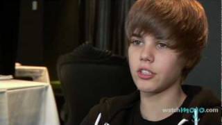 Interview with Justin Bieber part II his fans and influences [upl. by Obrien]