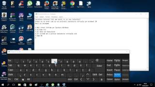 Cum sa va activati tastatura virtuala pe Windows 10  Tutorial [upl. by Cattima245]