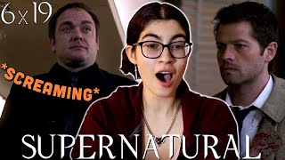 CROWLEYS BACK AGAIN Supernatural 6x19 Reaction [upl. by Wheelwright786]