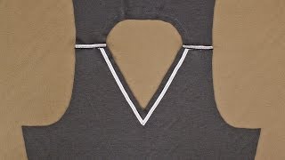 Stabilize Seams with Twill Tape  Neckline and Shoulders [upl. by Lowney]