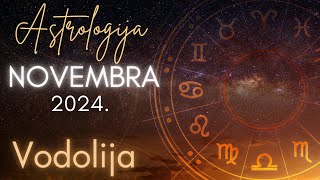 VODOLIJA  Astrologija Novembra 2024 [upl. by Cadel]