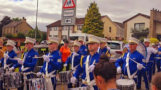 Craigneuk True Defenders Flute Band at Newmains Loyalists annual parade 22ndJune 2024 [upl. by Relyks]