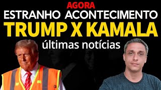 AGORA  Algo entranho está acontecendo  Últimas notícias na guerra entre Trump e Kamala [upl. by Sailesh298]