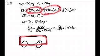 Forces and Kinetic Energy of Rolling A 1000 kg car has four 10 kg wheels When the car is moving wh [upl. by Cahn]