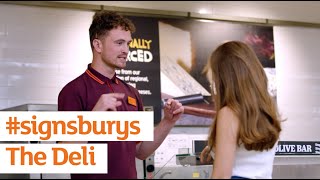 signsburys  The Deli  Sainsburys [upl. by Gunning548]