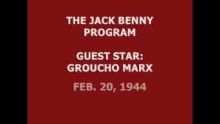 THE JACK BENNY PROGRAM  GUEST GROUCHO MARX 22044 [upl. by Serdna267]