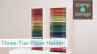 ThreeTier Paper Holder by StampnStorage [upl. by Nohtahoj]