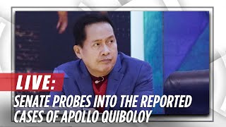 Senate resumes inquiry into the reported cases of KOJC leader Apollo Quiboloy  ABSCBN News [upl. by Narahs899]