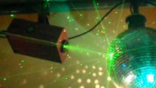 LocoSounds Mobile Disco Laser amp Mirror Ball [upl. by Yelwah]