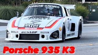 Street Driving a Le Mans Winning Porsche 935 K3 RAW AUDIO [upl. by Ahsil65]