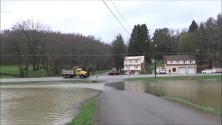 Flooding Along Route 38 in Butler County PA [upl. by Adimra976]