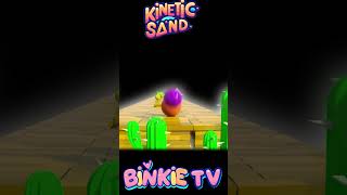 Kinetic Sand Fruit Bonanza Bowling Ball Smash Fun 🍉🎳🍍 kineticsand kineticsandplay [upl. by Gnirol695]