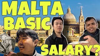 HOW MUCH IS BASIC SALARY IN MALTA IN EURO  LETS DISCUSS malta [upl. by Ryan]