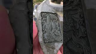 60W laser marking machine relief stone effect demonstration [upl. by Laurin351]