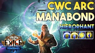 321 CwC Arc Manabond Build  Hierophant  Crucible  Path of Exile 321 [upl. by Acirrej]