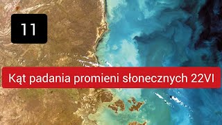 11 Kąt padania promieni słonecznych 22VI [upl. by Korie]