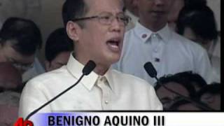 Benigno Aquino III Takes Oath in Philippines [upl. by Deva]