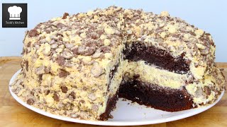 TRIPLE MALT CHOCOLATE CAKE recipe [upl. by Gross]