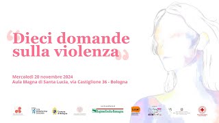 Dieci domande sulla violenza  Live del 20112024 [upl. by Aldo]