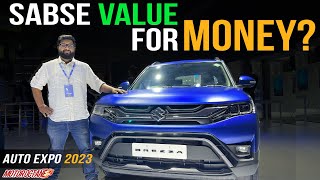 Maruti Brezza CNG SUV l Auto Expo 2023 [upl. by Lezah799]