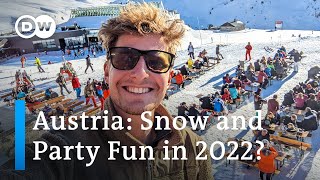 Skiing and Aprés Ski in Ischgl Austria with DW’s Lukas Stege  Impressive Alpine Winter Landscape [upl. by Llehsyt]