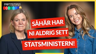 Partitempen X Magdalena Andersson Socialdemokraterna [upl. by Ecyar]