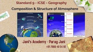 Standard  9 ICSE Geography  Composition amp Structure of Atmosphere  Janis Academy  Parag Jani [upl. by Baniaz42]