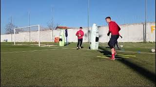 GK GRIECO GIOVANNI  CANNIZZARO FRANCESCO  GUERRA ANTONIO GIOKS goalkeepertraining [upl. by Anirtal]