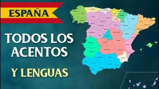 Todos los ACENTOS LENGUAS y DIALECTOS de España [upl. by Lienahs]